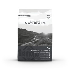 Сухой корм Diamond Naturals Breeder Formula Chicken&Rice для собак всех пород с курицей, 20 кг