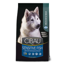 Сухой корм Farmina Cibau Sensitive Fish Medium & Maxi для собак с чувствительным пищеварением, рыба, 2.5 кг