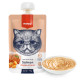 Жидкий корм Wanpy Salmon Chicken & Carrot крем-пюре с лососем, курицей и морковью для котов, 90 г