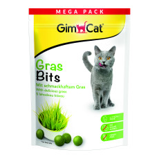 Вітамінізовані таблетки для котів GimCat Gras Bits трав`яні кульки, 425 г