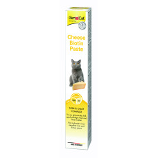 Паста для кошек GimCat Cheese Biotin Paste сырная с биотином, 100 г