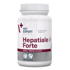 Vet Expert Hepatiale Forte Small Breed&Сats Пищевая добавка для поддержки и защиты функций печени у кошек и собак малых пород, 30 таб