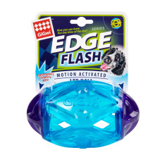 Іграшка для собак Регбі м`яч, що світиться GiGwi Edge flash, гума, 15 см