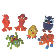 Игрушки для собак Landanimal, забавные зверьки из латекса, 10х9,5х10 см, Karlie-Flamingo