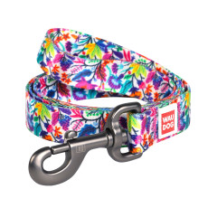 Поводок WAUDOG Nylon с рисунком Волшебные цветы (ширина 20 мм, длина 122 см)
