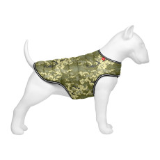 Куртка-накидка для собак WAUDOG Clothes, рисунок Милитари, XXS, А 23 см, B 29-36 см, С 14-20 см