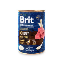 Влажный корм Brit Premium by Nature для собак, говядина с потрохами, 400 г