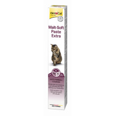 Паста GimCat Every Day Malt-Soft Paste Extra для кошек, выведение шерсти из желудка, 100 г