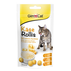 Ласощі GimCat для котів, комплекс вітамінів, таблетки сирні, 40 г