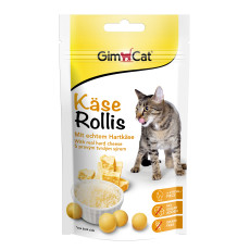 Ласощі GimCat для котів, комплекс вітамінів, таблетки сирні, 40 г