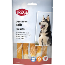 Ласощі Trixie Denta Fun для собак Паличка для чищення зубів з м`ясом буйвола 12 см 70 г 5 шт