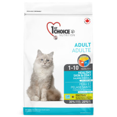 Сухий корм 1st Choice Adult Healthy Skin&Coat для котів з лососем, 10 кг