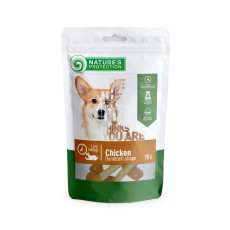 Ласощі для собак Nature`s Protection Snack Dogs Chicken з куркою у формі гантелі, 75 г