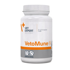 Vet Expert VetoMune Харчова добавка для підтримки імунітету у кішок та собак, 60 таб