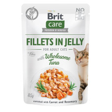 Вологий корм Brit Care Cat Pouch для котів, в желе, тунець, 85 г