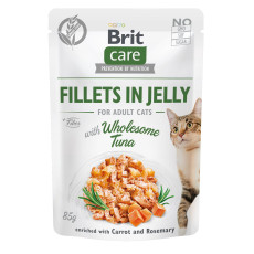 Вологий корм Brit Care Cat Pouch для котів, в желе, тунець, 85 г