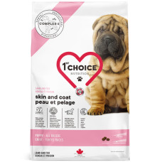 Сухой корм 1st Choice Puppy Skin & Coat для щенков всех пород с ягненком и рыбой, 11 кг