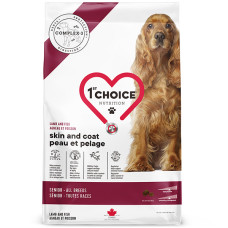 Сухой корм 1st Choice Senior Skin & Coat Lamb&Fish для пожилых собак всех пород с ягненком и рыбой, 11 кг