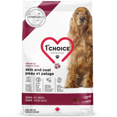 Сухой корм 1st Choice Senior Skin & Coat Lamb&Fish для пожилых собак всех пород с ягненком и рыбой, 11 кг