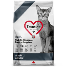 Сухий корм 1st Choice Adult Hypoallergenic для котів з качкою, 4.54 кг