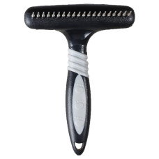 Однорядні Граблі з зубами, що обертаються GrooMe Rake 20 Teeth для довгошерстих собак, Karlie-Flamingo