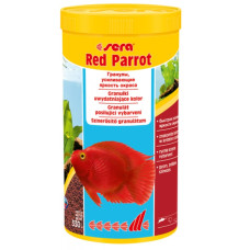Sera red parrot Nature - корм для рыб Красный попугай 1000 мл (330 г)