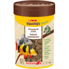 sera Vipachips Nature сухий корм для акваріумних донних риб, чипси, 15 г