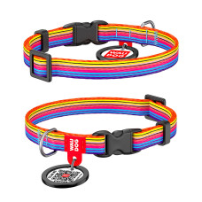 Нашийник WAUDOG Nylon з малюнком Линия 1 (ширина 10 мм, довжина 20-30 см)