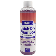 Шампунь Davis Quick-Dry Shampoo швидке сушіння для собак і кішок, концентрат, 200 мл