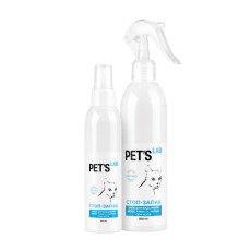 Средство Pets Lab Стоп-Запах для устранения пятен и запаха мочи котов, 150 мл