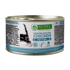 Мусс для котят Nature`s Protection Kitten Starter Mousse Chicken, 200 г