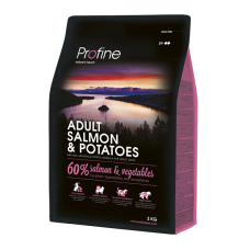 Сухой корм Profine Adult для собак всех пород, с лососем и картофелем, 3 кг