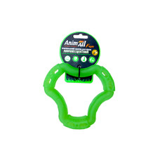 Игрушка AnimAll Fun кольцо 6 сторон для собак, люминесцентная, 15 см, зеленая