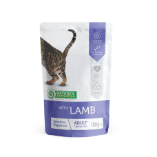 Вологий корм Nature`s Protection Sensitive Digestion Lamb для котів з чутливим травленням з ягням, 100 г