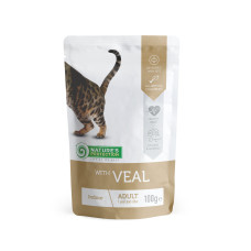 Вологий корм Nature`s Protection Indoor Veal для котів з телятиною, 100 г