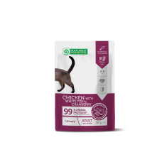 Вологий корм Nature’s Protection Urinary, Chicken, White Fish & Cranberry для котів із куркою, білою рибою та журавлиною, 100 г