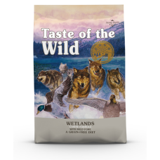 Сухой корм для взрослых собак Taste of the Wild Wetlands Canine с уткой и перепелами, 12,2 кг