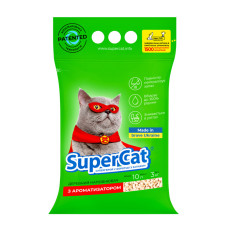 Наполнитель SuperCat для туалета с ароматом, 3 кг