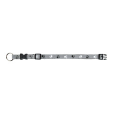Ошейник Trixie Silver Reflect для собак, светоотражающий, XS-S: 22-35 см/15 мм, серый