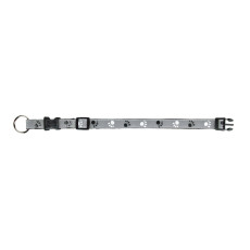 Нашийник Trixie Silver Reflect для собак, світловідбиваючий, XS-S: 22-35 см/15 мм, сірий