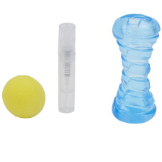 Іграшка Coastal Turbo Scent Locker Dumbbell для котів, гантель з котячою м`ятою, блакитна