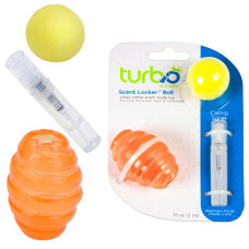 Іграшка Coastal Turbo Scent Locker Football для котів, з котячою м`ятою, помаранчевий