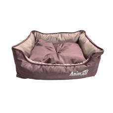 Лежак AnimAll Nena VELOURS CACAO, для котів, S, 45x35x16 см