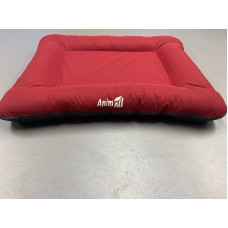 Лежанка AnimAll Super Max M HOT RED для собак і котів, червона, 80×65×12 см