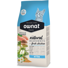 Сухий корм Ownat Kitten для кошенят з куркою, 400 г