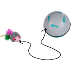 Іграшка Trixie Мишка та м`ячик з моторчиком для кішок, 9 см
