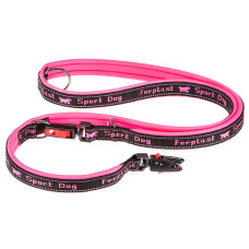 Поводок нейлоновий с автоматическим карабином SPORT DOG MATIC GA25/200 PINK