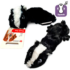 Karlie-Flamingo SHAKY SKUNK 32 игрушка для собак, скунс, плюш 32х14 см