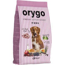 Напіввологий корм Orygo Pork для дорослих собак всіх порід зі свининою та броколі, 8 кг