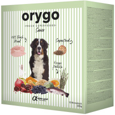 Напіввологий корм Orygo Senior для старіючих собак всіх порід з куркою та бобовими, 3,6 кг